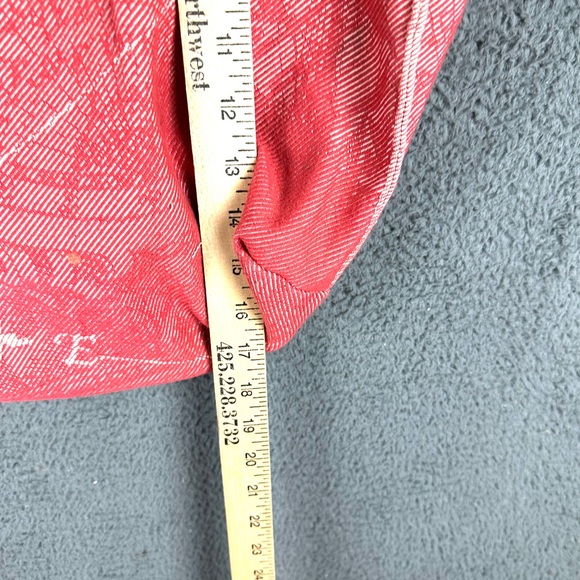 Rare Trader Joe's vintage compass cloth tote bag reusable shopping bag red - Picture 3 of 4